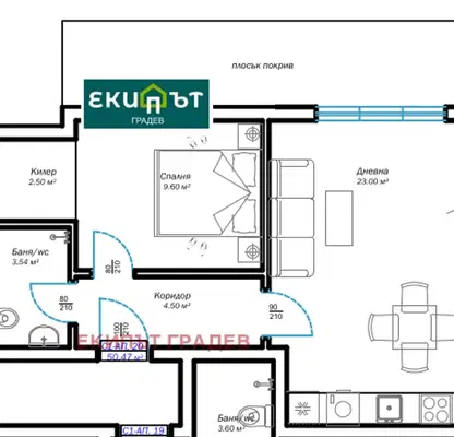 Photo 2 — 2-bedroom apartment in Varna, Vyzrajdane 3