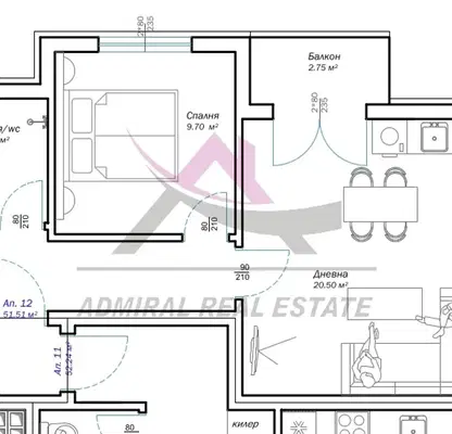 Photo 2 — 2-bedroom apartment in Varna, Vyzrajdane 3