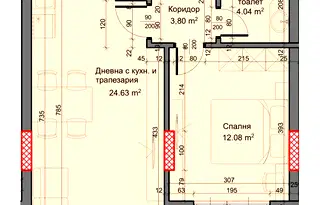 Двустаен апартамент във Варна, Възраждане 3