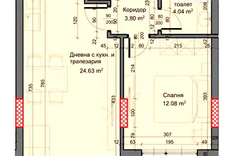Двустаен апартамент във Варна, Възраждане 3
