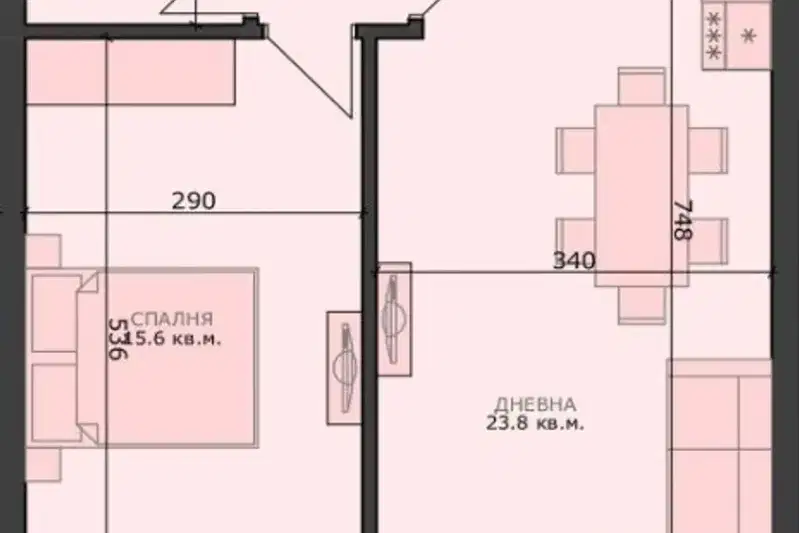 2-bedroom apartment in Varna, Vyzrajdane 4