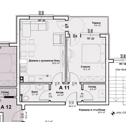 Photo 4 — 2-bedroom apartment in Kyrdjali, Vyzrojdenci