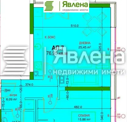 Снимка 3 — Двустаен апартамент с тераса в Киноцентъра 3 част, София