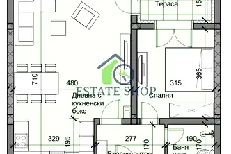 Двустаен апартамент в Пловдив, Южен