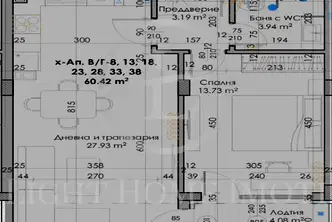 Двустаен апартамент в Пловдив, Южен