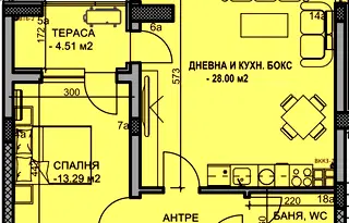 Двустаен апартамент в Пловдив, Южен