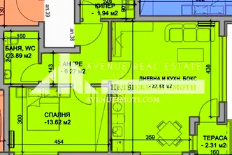 Двустаен апартамент в Пловдив, Южен