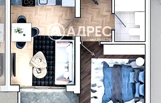 Двустаен апартамент в София, Зона Б-19