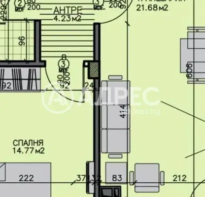 Photo 3 — 2-bedroom apartment in Burgas, Zornica