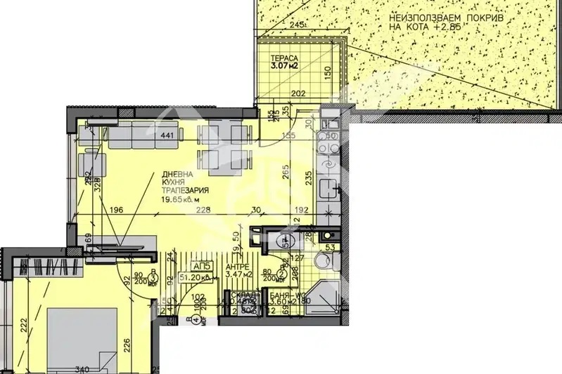 2-bedroom apartment in Burgas, Zornica