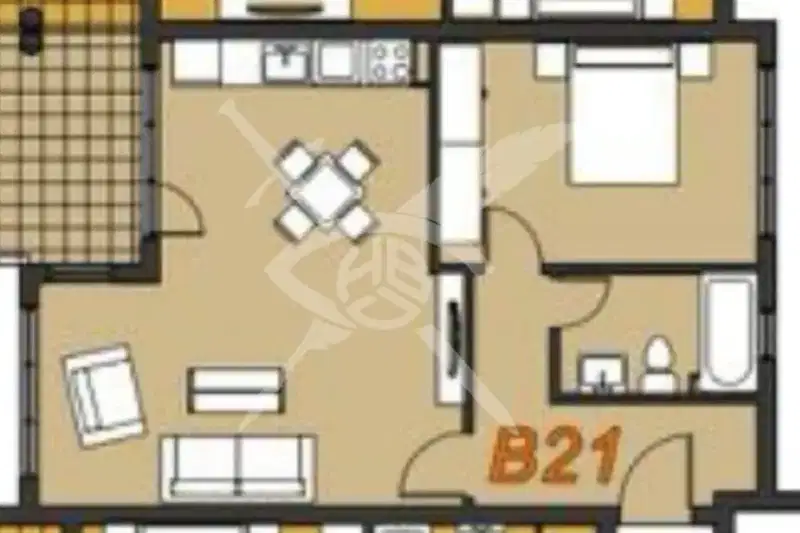 2-bedroom apartment in Oblast Burgas, Aheloi