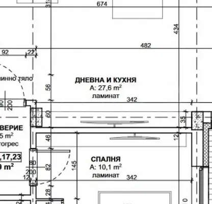 Снимка 2 — Двустаен апартамент в Бургас, Царево
