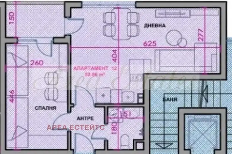 Двустаен апартамент в Бургас, Поморие