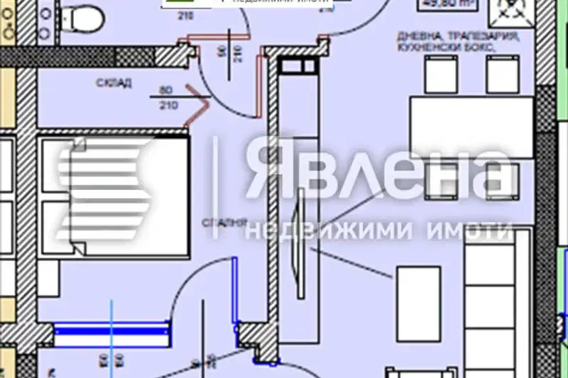2-bedroom apartment in Oblast Burgas, Pomorie