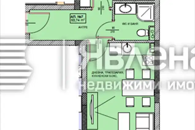 2-bedroom apartment in Oblast Burgas, Pomorie
