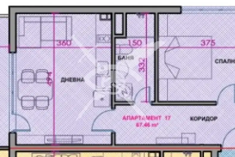2-bedroom apartment in Oblast Burgas, Pomorie