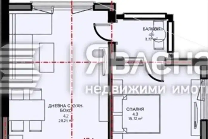 2-bedroom apartment in Oblast Burgas, Pomorie