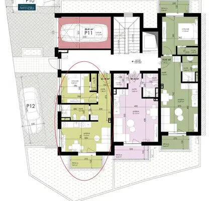 Снимка 3 — 2-стаен апартамент с двор в м. Мисаря, Созопол