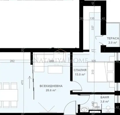 Снимка 2 — Двустаен апартамент в Бургас, Свети Влас