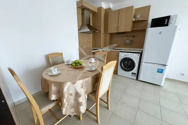 Two-room apartment in Sunny Beach resort with terrace