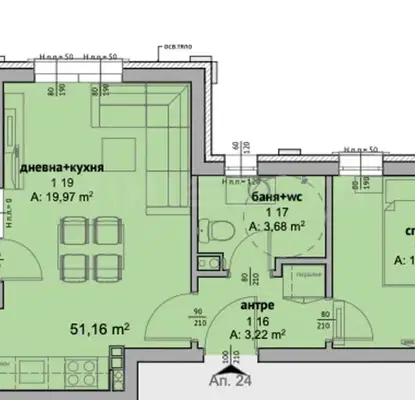 Photo 2 — 2-bedroom apartment in Oblast Burgas, Ravda