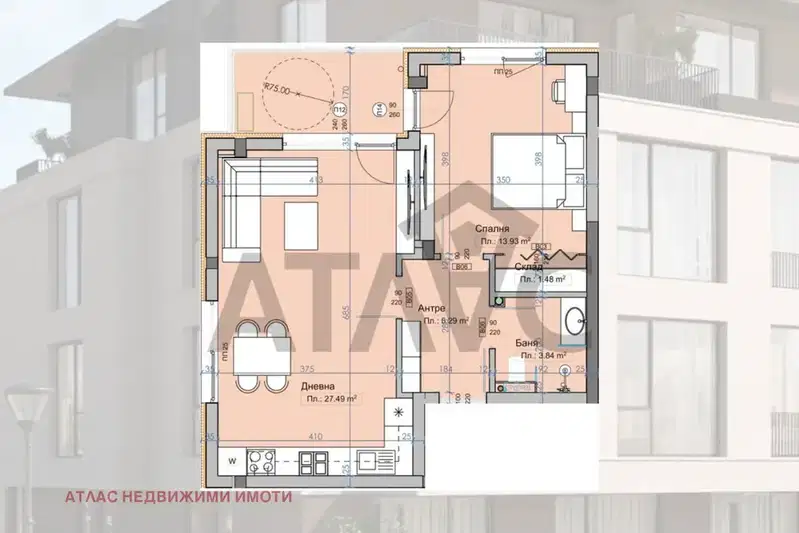 2-bedroom apartment in Plovdiv, Markovo