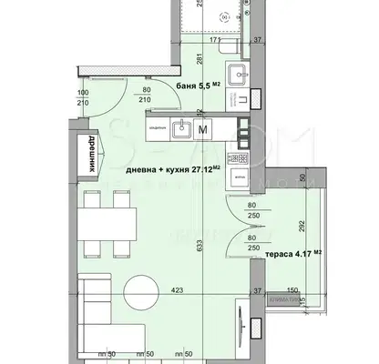 Photo 2 — 1-bedroom apartment in Студентско че