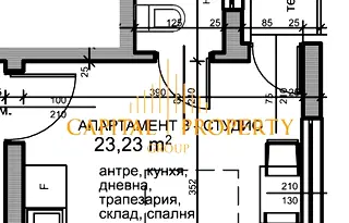 Едностаен апартамент във Варна, Център