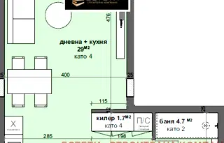 Едностаен апартамент в Стара Загора, Център