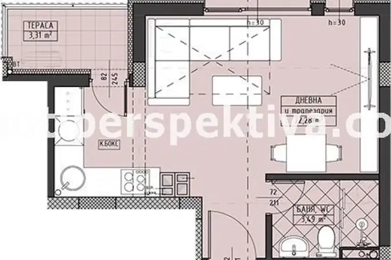 Едностаен апартамент в Пловдив, Христо Смирненски