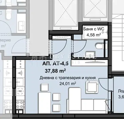 Photo 2 — 1-bedroom apartment in Plovdiv, Hristo Smirnenski
