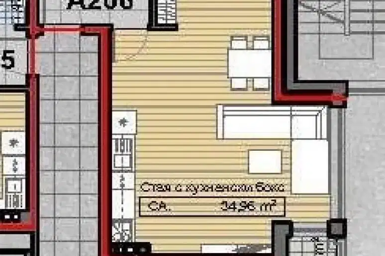 1-bedroom apartment in Sofiya, Knyajevo