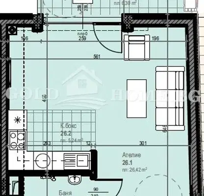 Photo 4 — 1-bedroom apartment in Plovdiv, Kyrshiyaka