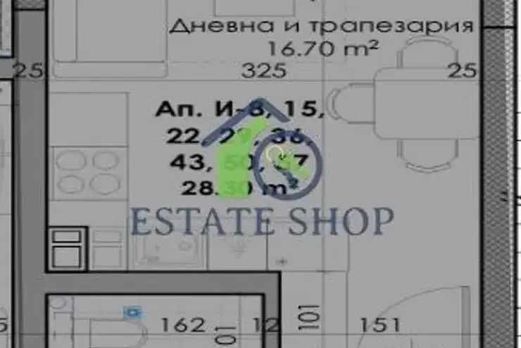 Едностаен апартамент в Пловдив, Кючук Париж
