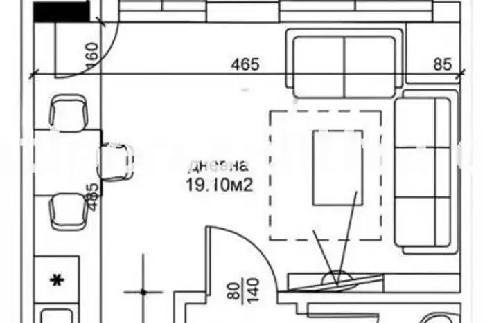 1-bedroom apartment in Plovdiv, Kyuchuk Parij