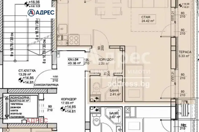 1-bedroom apartment in Varna, Levski 1