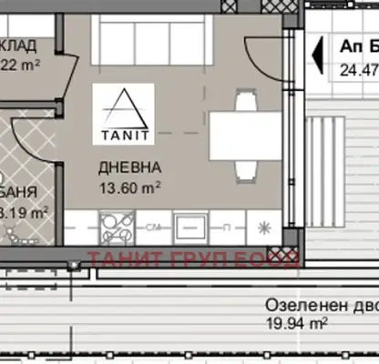 Снимка 4 — Едностаен апартамент в София, Левски Г