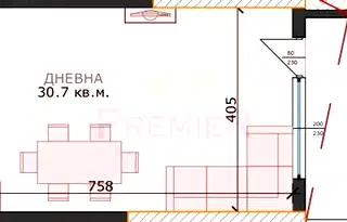 Едностаен апартамент във Варна, м-т Пчелина