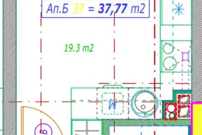 1-bedroom apartment in Sofiya, Malinova Dolina