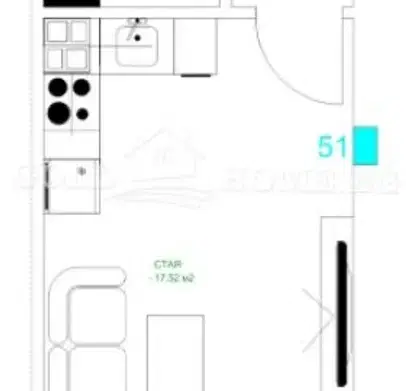Снимка 3 — Едностаен апартамент в Пловдив, Младежки Хълм