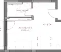 Снимка 4 — Едностаен апартамент в Пловдив, Остромила