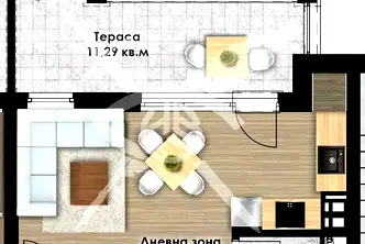 Едностаен апартамент в Пловдив, Остромила