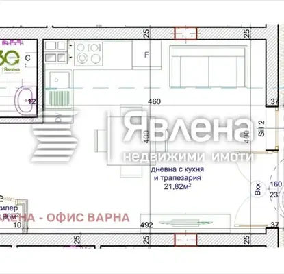 Снимка 2 — Едностаен апартамент във Варна, Погреби