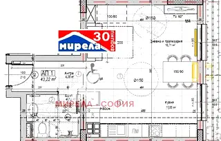 Едностаен апартамент в София, Слатина