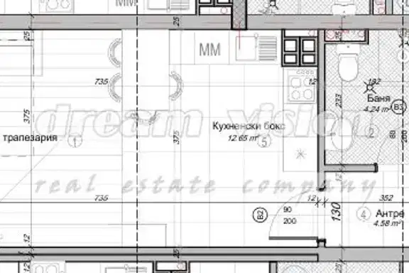1-bedroom apartment in Sofiya, Slatina