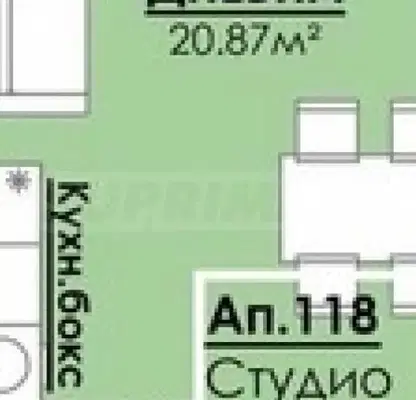 Снимка 2 — Едностаен апартамент в Бургас, Славейков