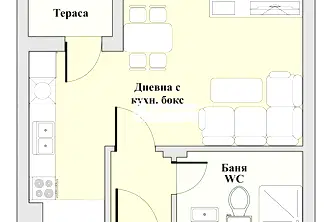 Едностаен апартамент в Пловдив, Въстанически