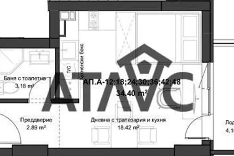 Едностаен апартамент в Пловдив, Въстанически