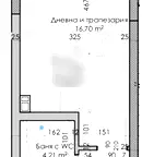 Едностаен апартамент в Пловдив, Южен