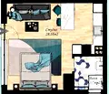 Снимка 2 — Едностаен апартамент в Бургас, Черноморец